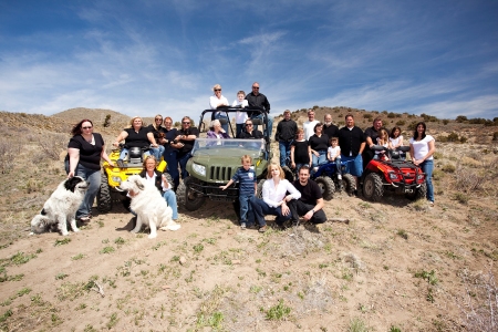 Most of the familey at Ce"s house in reno