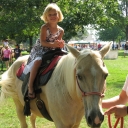 TRISTEN LOVIN THE HORSEY RIDE!