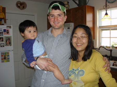 My son Brian, Jinny and Anthony