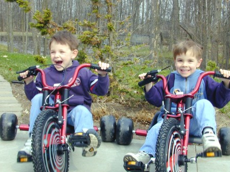 Grandsons Jacob and Joshua Auman 2007