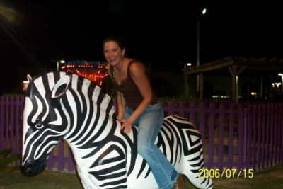 Putt-Putt...Me and my Zebra!