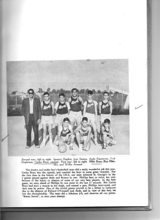 1960 Lafayette School, Basketball - 9th Grade