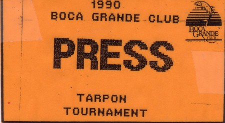 Tarpon Tournment Press badge