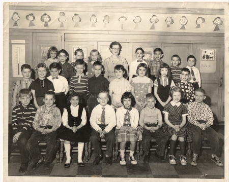 First Grade, 1957, Connecticut Farms