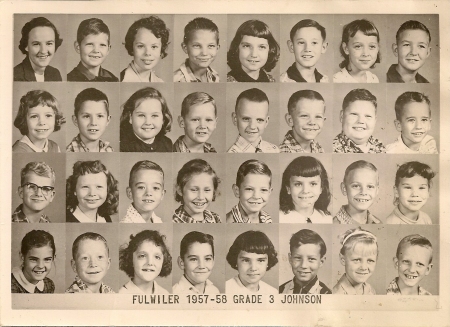 3rd grade at Fulwiler 1957-58