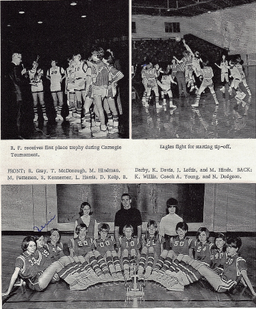 Junior Girls Basketball Fall 1969