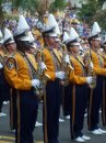 Colby marching down victory hill.