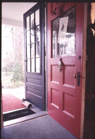 The front door of my parents' house.