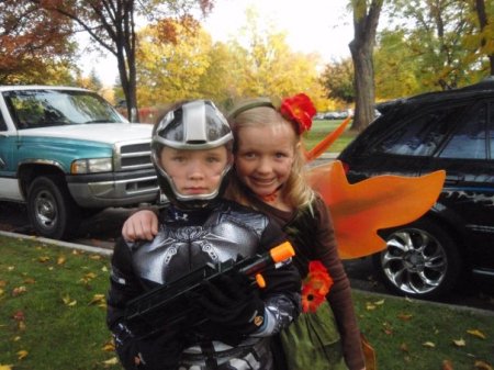 Grandkids Halloween 09