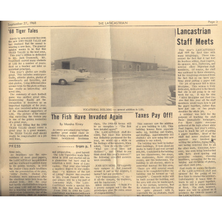 The Lancastrian:  September 27, 1968