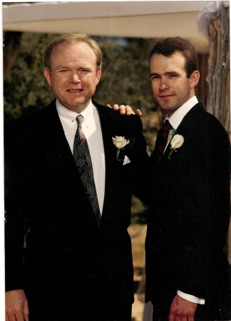 1990 Wedding Photo with my Best Man