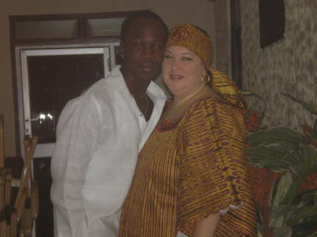 My husband Obed and I  Africa 2006