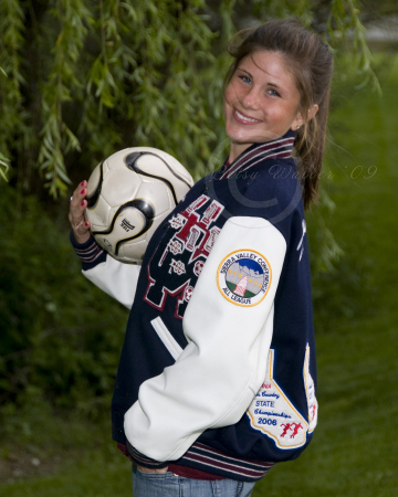 Amanda all League for 2nd year in soccer