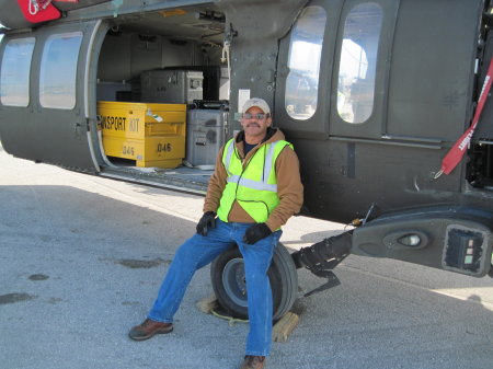 Unloading Helicopters At Jaxport, Florida.