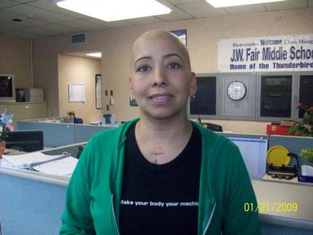 completed chemo and began radiation