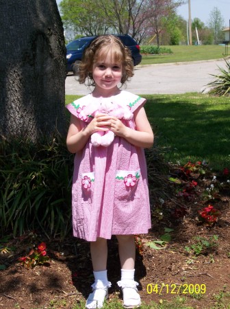 Grand-daughter Kaitlyn - Easter Sunday 2009