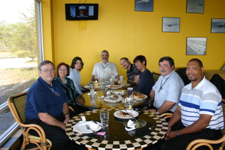 AFCESA Information Technology geeks at lunch