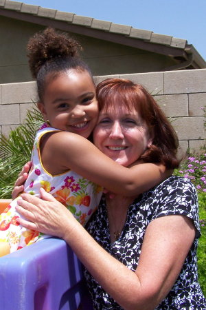 Mother's Day with grandaughter - 2008