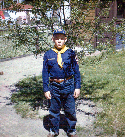 Cub Scout Paul Canik, 1956