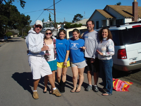 I'm on the left, freinds in Morro Bay