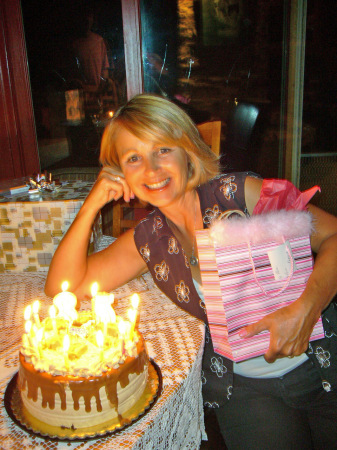 last years birthday-my cake was nearly on fire