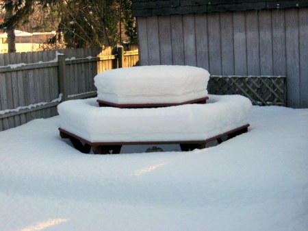 Our Giant-Sized Deck Cake