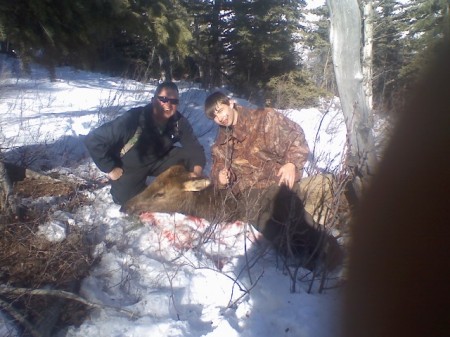 Clayton's first elk 1/09