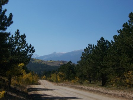 Nice view, huh!  Fall '09 mtns west of Boulder