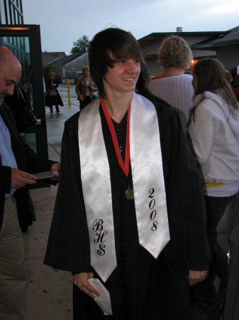 my oldest at grad last year