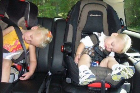 Emerson & Samford after a hard day at school