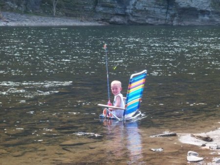 Vince fishing