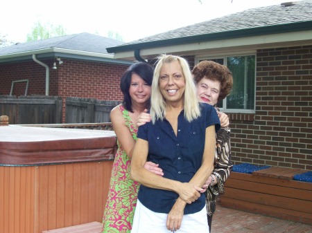 me, my sister (Debbie) and my mom