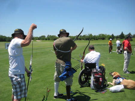 PARA-ARCHERY TEAM DEMO,DALLAS, TX