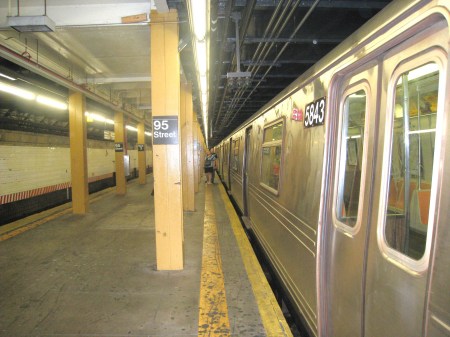 empty subway station NYC