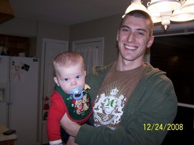 Josh and newest nephew, Jase