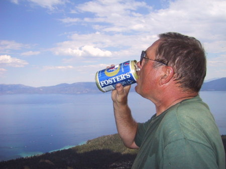 Refreshment on Rubicon Peak