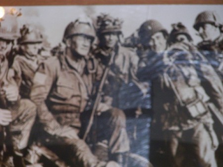 John Wayne, Center in Pict, Normandy Movie