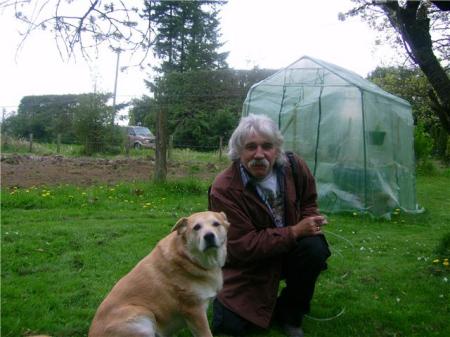 out front on the farm