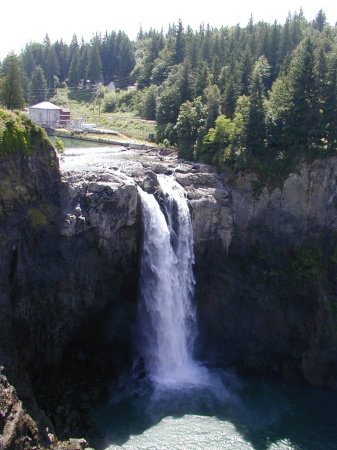 Snowqualmie Falls Near Seattle,Wa