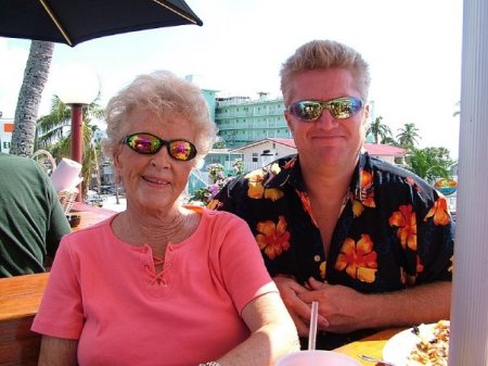 Mom & Jeff in Ft Myers Beach, Florida