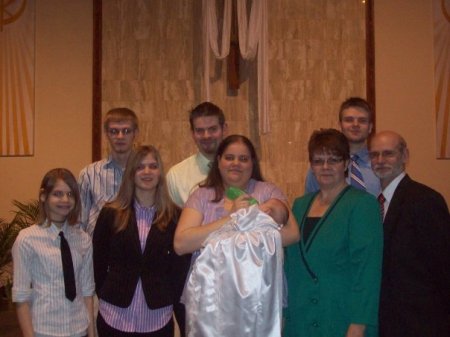 1st grand child's baptism