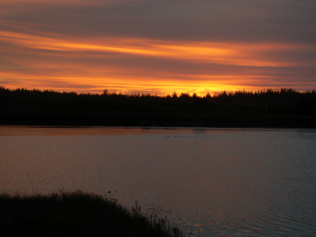 Sunset at Winchester Bay