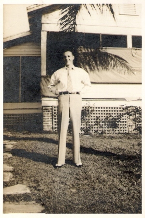 my father, old Fla.  prob. 1940/41