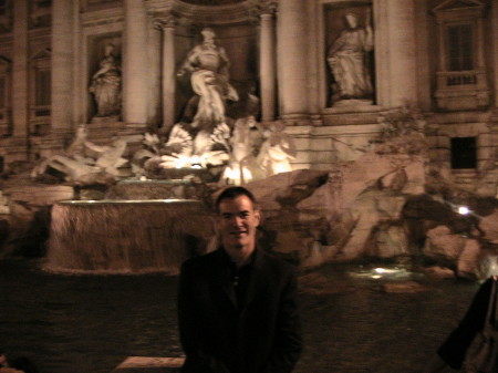 Midnight at the Trevi Fountain