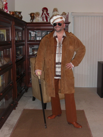 Me in 70's costume for theme dinner