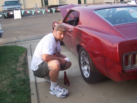 Clint and his Mustang