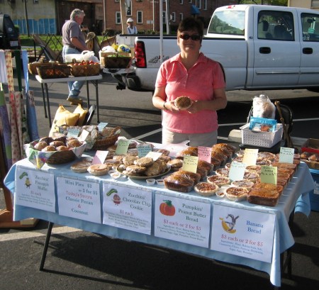 My Farmer's Market booth 2009