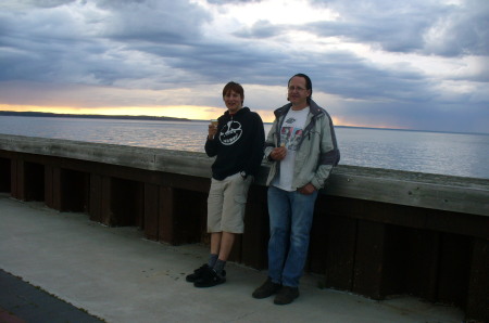 My son and I Cold Lake 2009