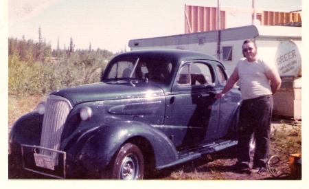 me & my old 37 chevy