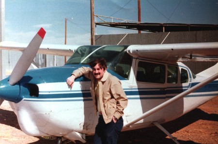 me & C-210 in New Mexico 1981